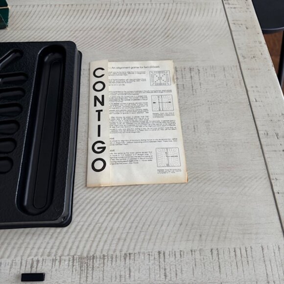 Vintage 1974 3M Bookshelf Game Contigo - Picture 6 of 10